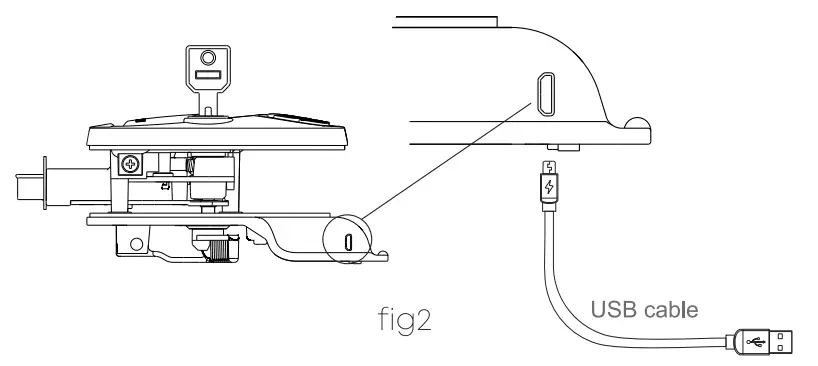 KOHREE HY1234 RV Door Lock -fig2