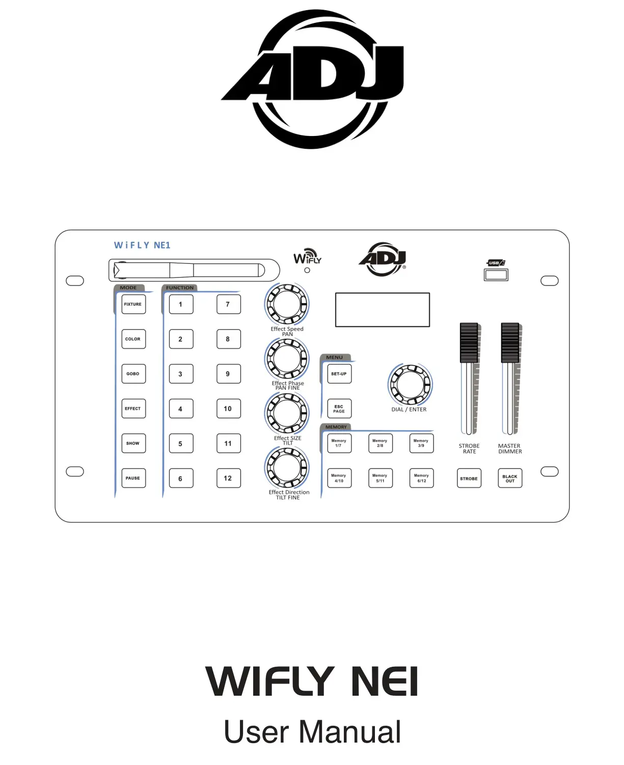 ADJ WiFly NE1 Wireless DMX Controller User Manual