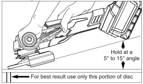 milwaukee 2880 20 M18 Fuel 4 1 2 Inch 5 Inch Braking Grinder - fig 10