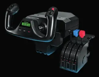logitech Professional Axes Levers Simulation Flight 2