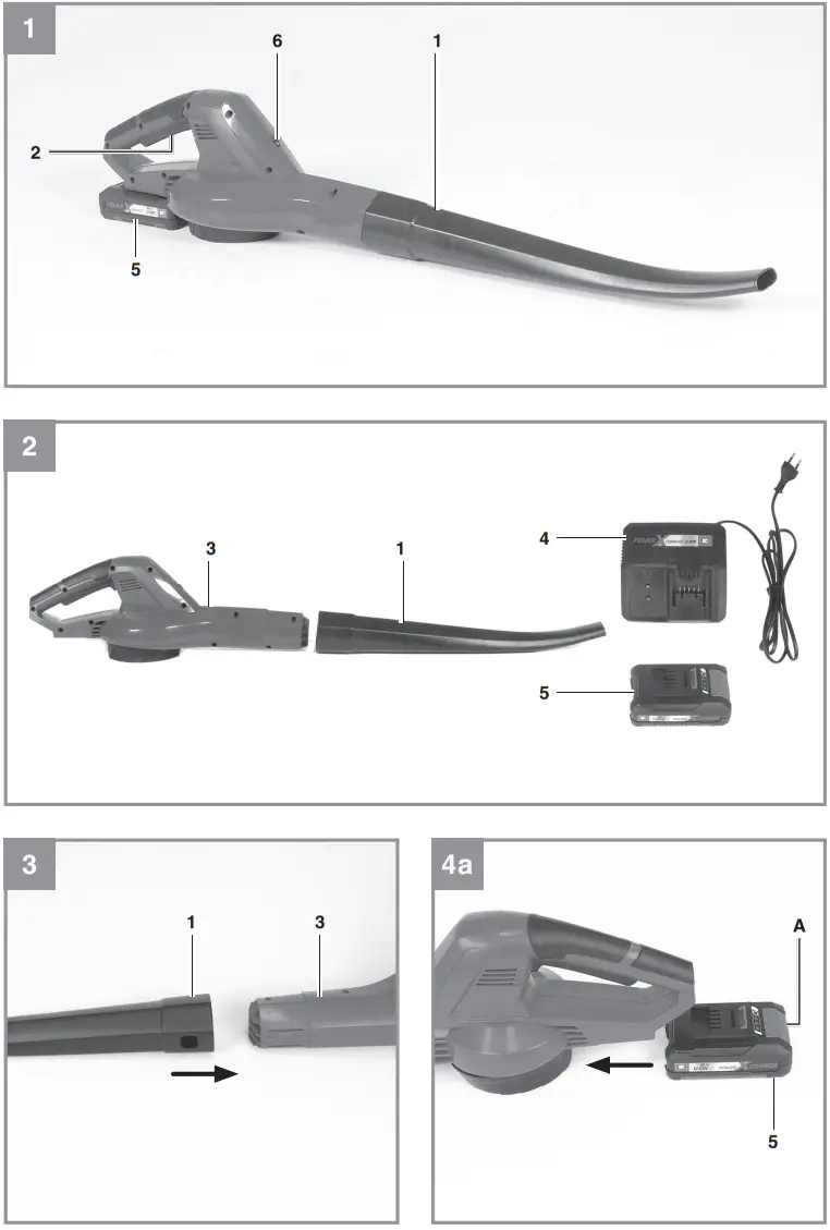 Einhell GC-CL 18 Li E Cordless Leaf Blower - Fig