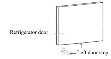 HOOVER City Combi E. User Manual - Get the left door stop from the accessory bag