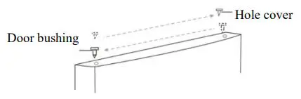 HOOVER City Combi E. User Manual - Move the door bushing from the top right side of the Refrigerator door