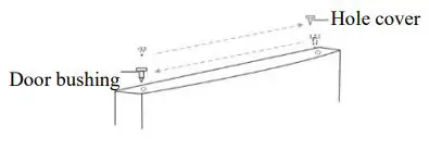 HOOVER City Combi E. User Manual - Move the door bushing from the top right side