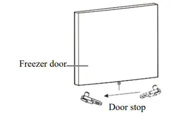 HOOVER City Combi E. User Manual - Remove the screw that secures the door stop