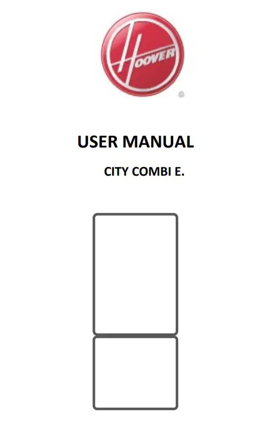 HOOVER City Combi E. User Manual