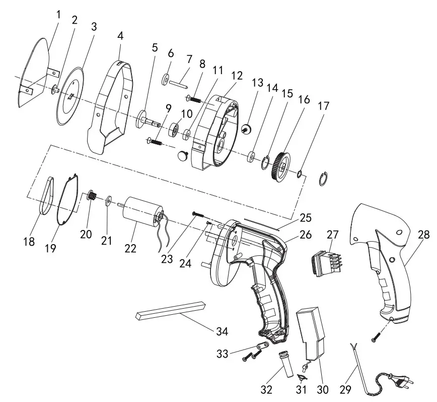 Avantco 177KSLICER80 Kebab Slicer Cutter - figure 8