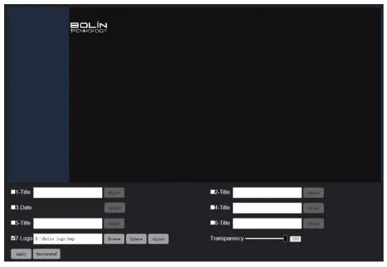 BOLiN TECHNOLOGY EX1000 Series Dual Output SDI IP FHD PTZ Camera - fig28