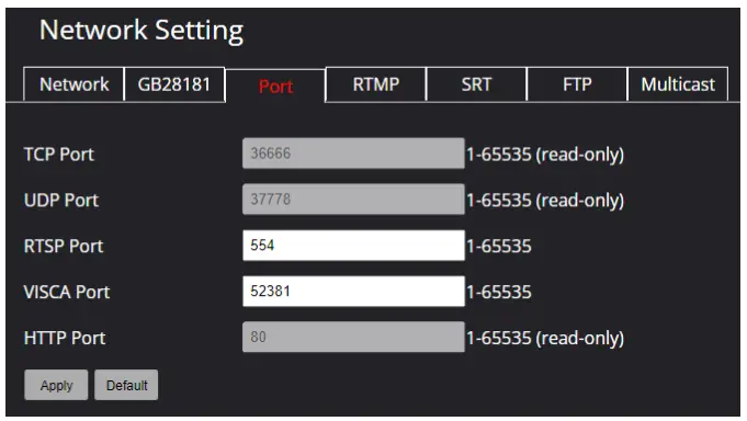 BOLiN TECHNOLOGY EX1000 Series Dual Output SDI IP FHD PTZ Camera - fig42