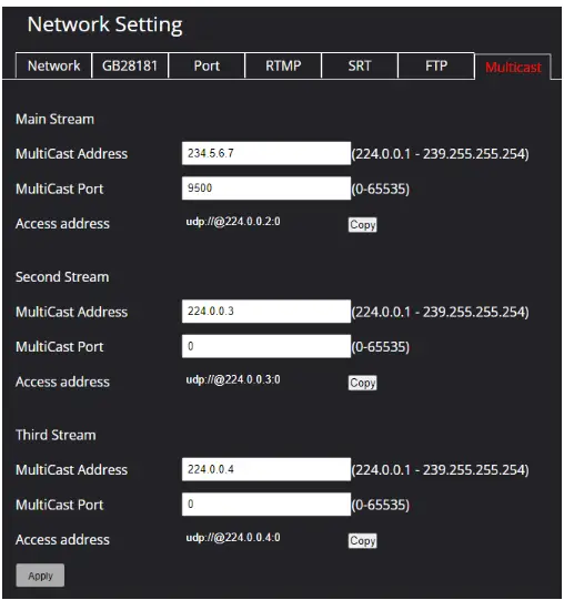 BOLiN TECHNOLOGY EX1000 Series Dual Output SDI IP FHD PTZ Camera - fig49