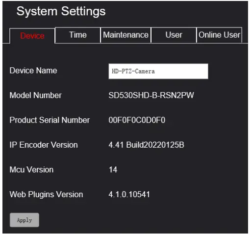 BOLiN TECHNOLOGY EX1000 Series Dual Output SDI IP FHD PTZ Camera - fig50