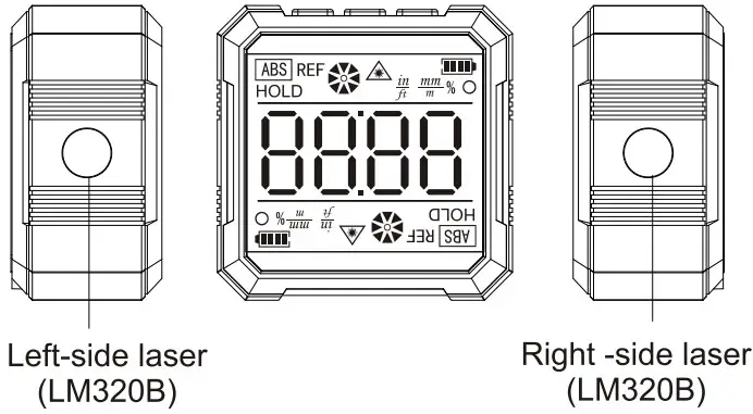 UNI-T LM320A Digital Angle Meter - laser