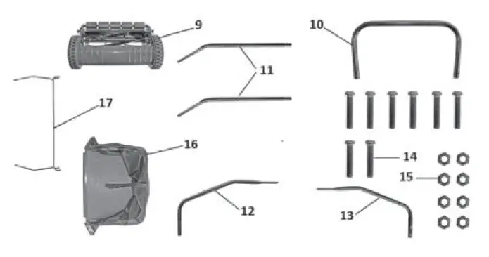 FIELDMANN FZR 1015 Push Reel Mower 2