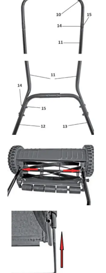 FIELDMANN FZR 1015 Push Reel Mower 3