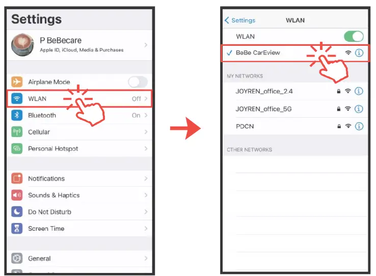 BeBe CarEview J5045 WiFi Baby Car Monitor - fig 10