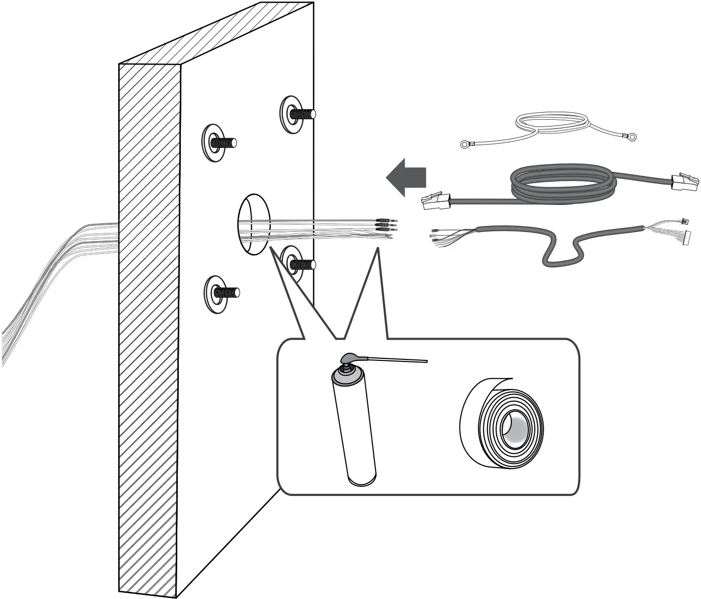 Using the Wall-mount Bracket