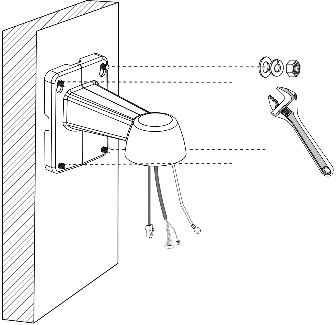 Using the Wall-mount Bracket