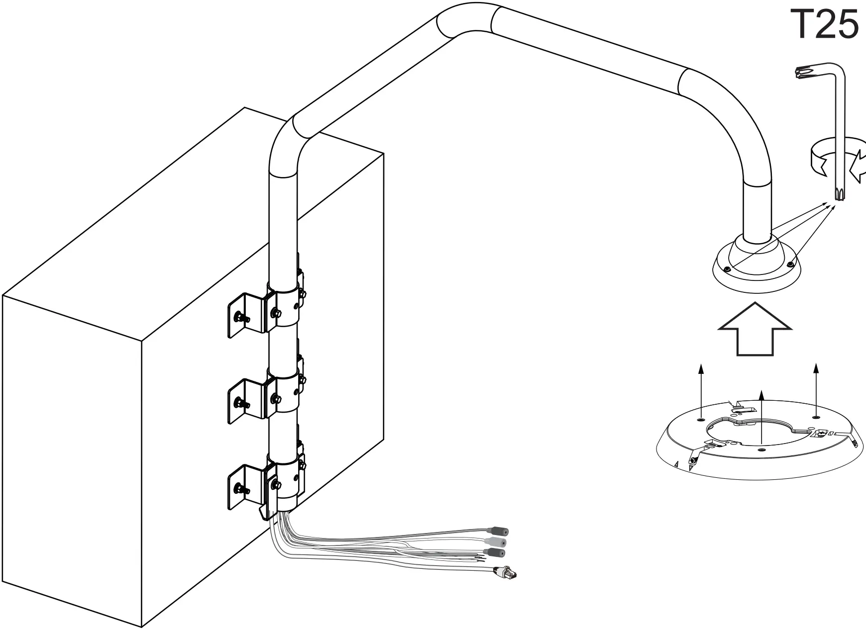 Using The Parapet Mount Bracket