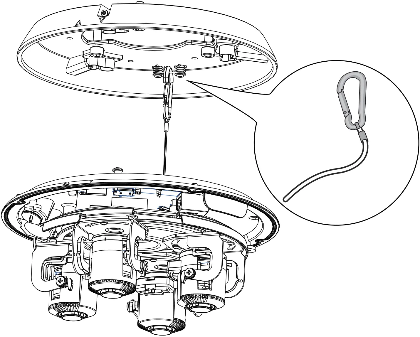 Installing the Pendant Head and Pendant Pipe