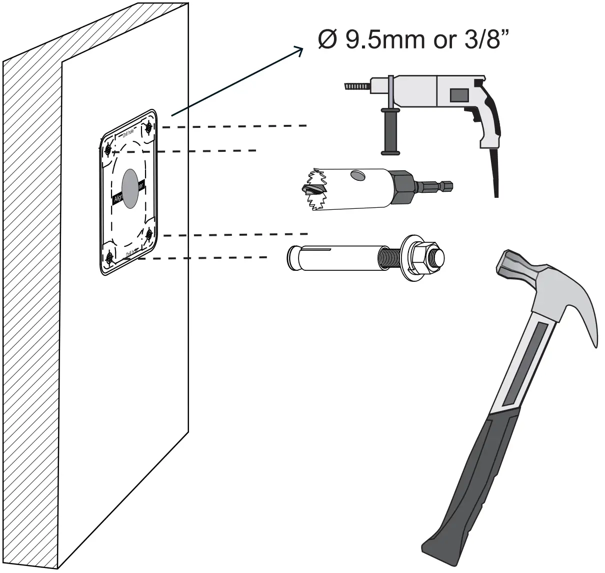 Using the Wall-mount Bracket