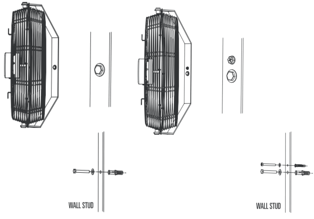 STRONGWAY 49886 Workstation Fan - Assembly