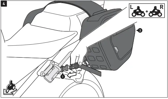 SW-MOTECH BC.HTA.07.740.31100 Pro Blaze H Saddlebag Set for BMW F900R or F900XR 15