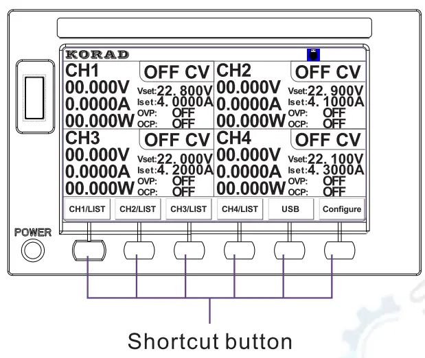 KORAD KC3405 KC Series 4 Channel Programmable Power Supply 10
