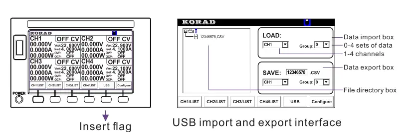 KORAD KC3405 KC Series 4 Channel Programmable Power Supply 11