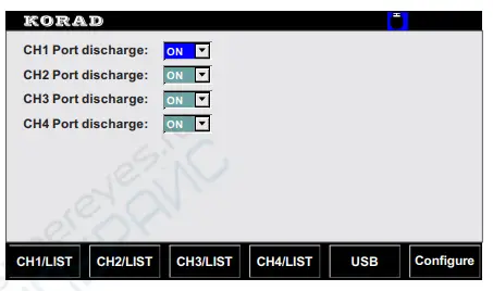 KORAD KC3405 KC Series 4 Channel Programmable Power Supply 7
