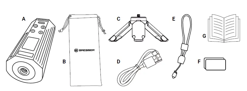 BRESSER BR-6RGB Mini Tube LED Pocket Light Tube with Built In Rechargeable Battery fig 2
