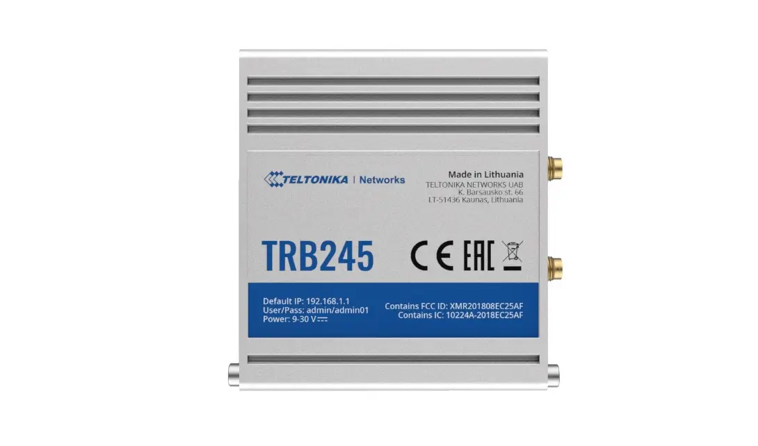 Teltonika Trb245 Industrial M2m Lte Gateway User Guide