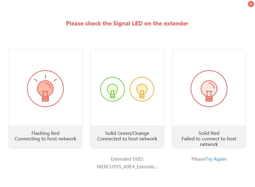MERCUSYS 300Mbps Wi-FI Range Extender --Check the Signal