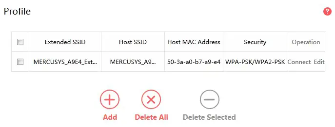 MERCUSYS 300Mbps Wi-FI Range Extender -Profile