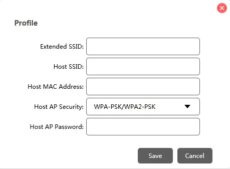 MERCUSYS 300Mbps Wi-FI Range Extender -To add a new profile