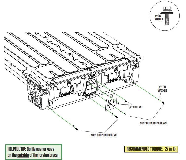 DECKED DR9 Dodge Ram 1500 AND 2500 RamBox Truck Bed Storage System - bottle