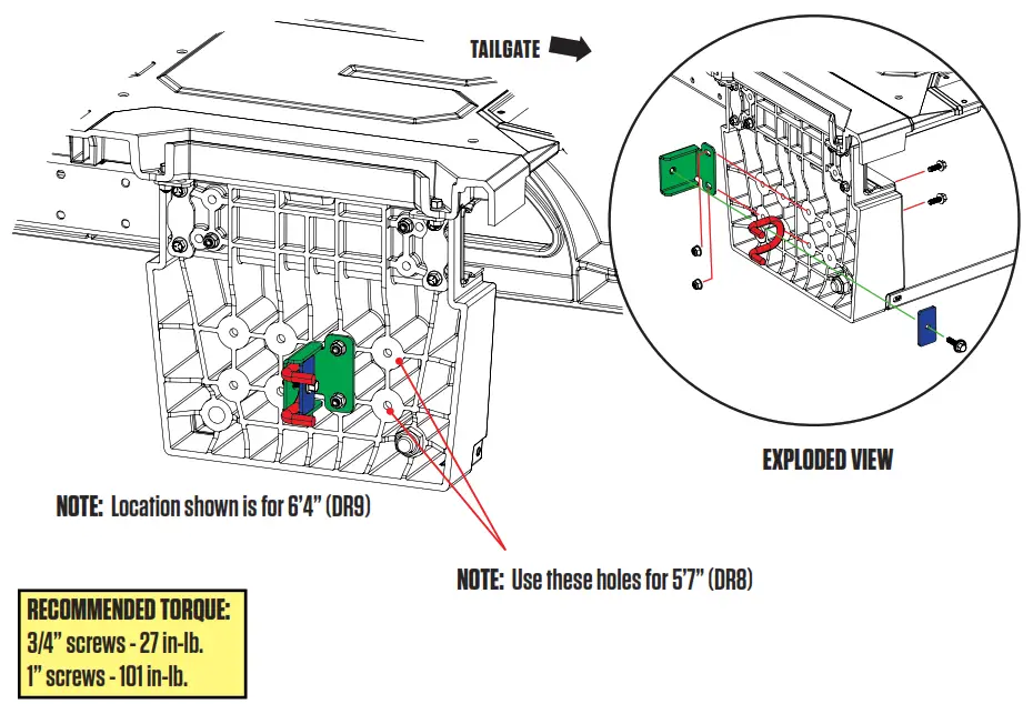 DECKED DR9 Dodge Ram 1500 AND 2500 RamBox Truck Bed Storage System - bottom