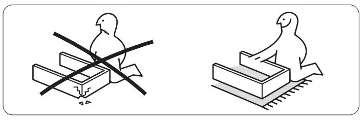 IKEA Gas Cooktop Installation Guide - Put one on top of the other