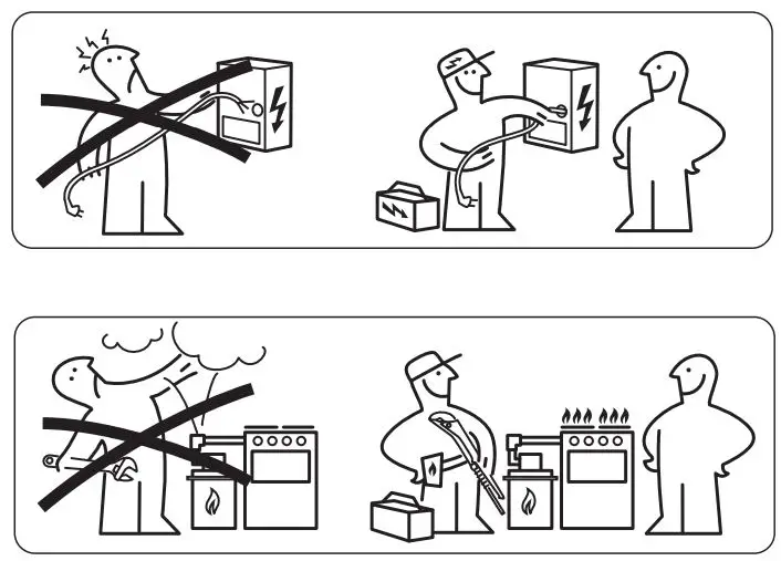 IKEA Gas Cooktop Installation Guide - Risk of Electric shock