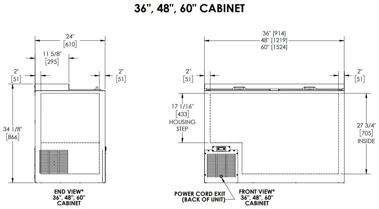 Perlick FR48RT-3-SS 48 Inch Stainless Steel Glass Froster - fig 11