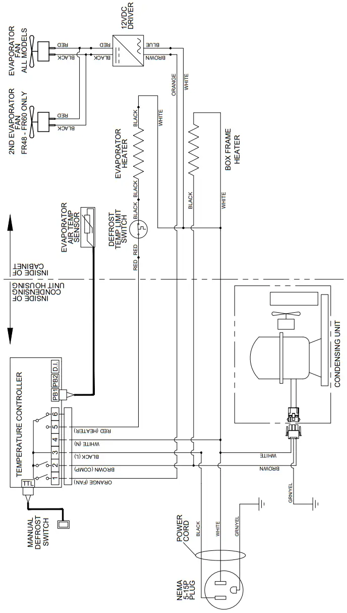 Perlick FR48RT-3-SS 48 Inch Stainless Steel Glass Froster - fig 8