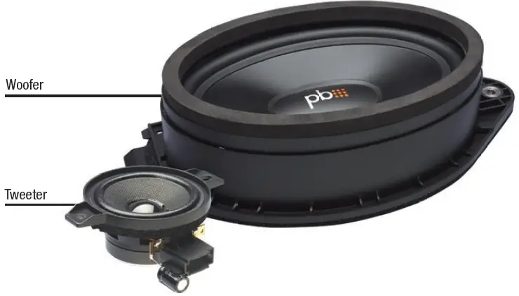 powerbass OE692-GM Coaxial OEM Replacement Speaker-3