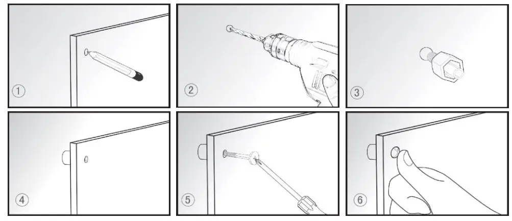 Goldair GECO255 Fibre Panel Heater - Screw 1