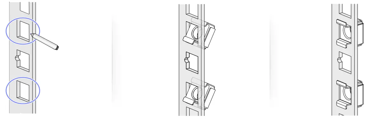Mounting the device in a rack
