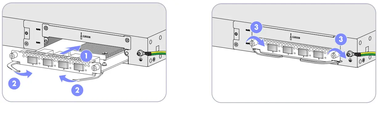 Installing interface modules