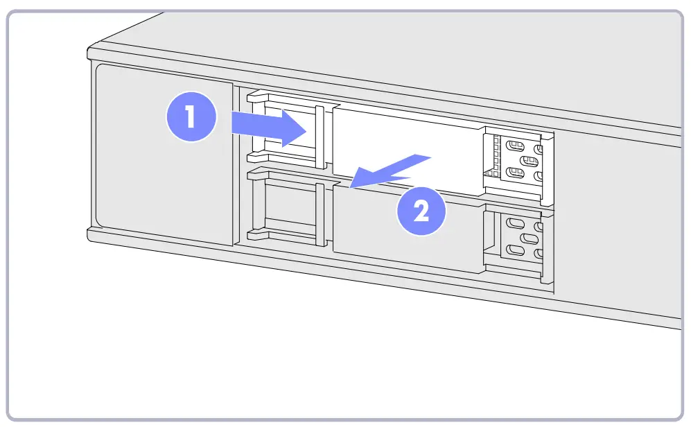 6W105 SecPath F1000-AI-X0 Firewall Series Installing drives