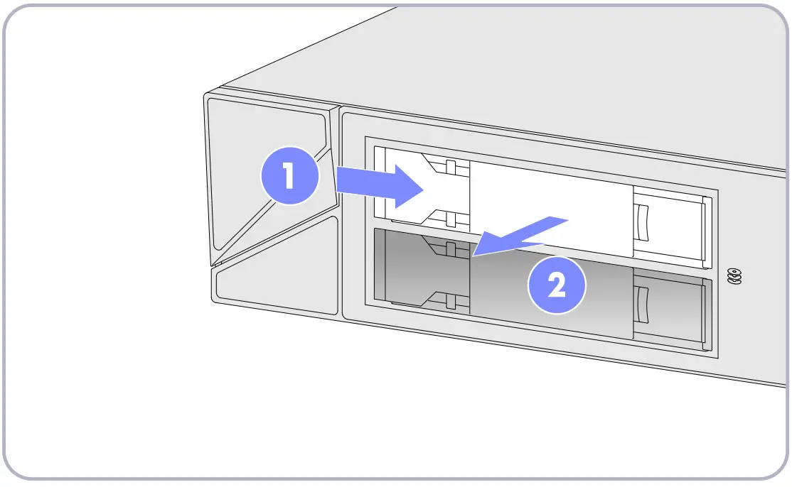 6W105 SecPath F1000-AI-X0 Firewall Series Installing drives