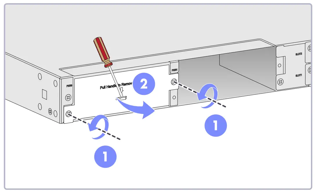 6W105 SecPath F1000-AI-X0 Firewall Series Installing drives