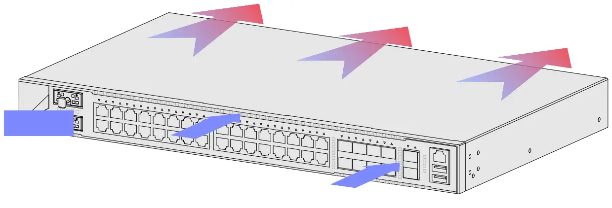 Airflow of the firewall
