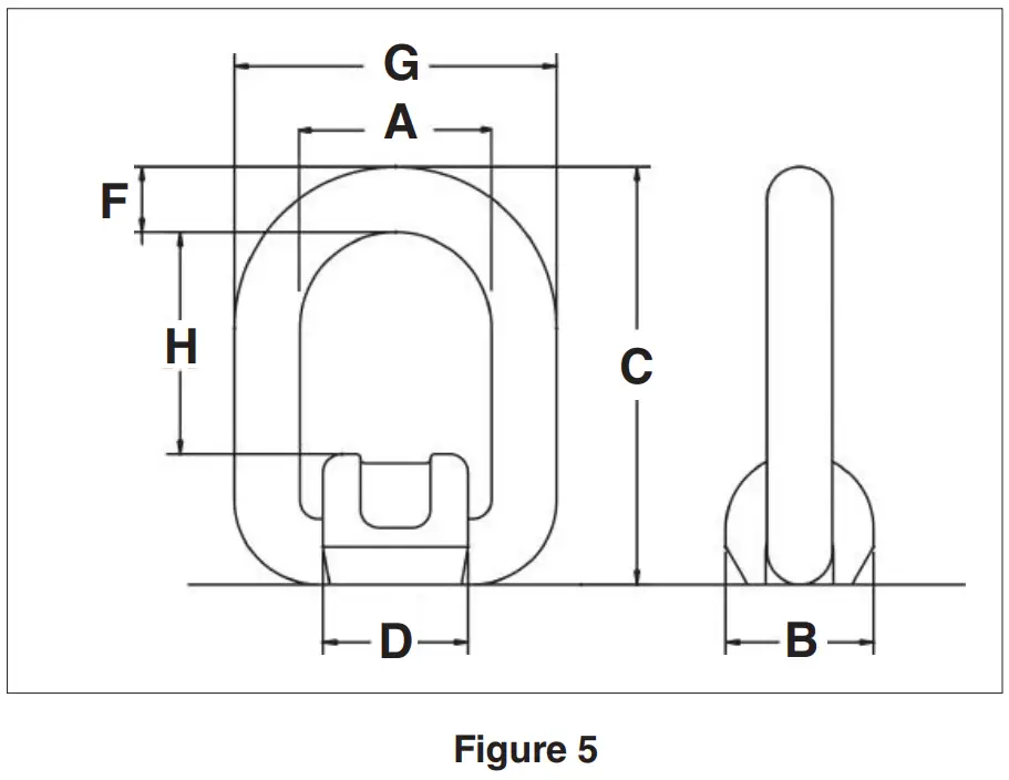 Crosby 1290740 Weld on Pivoting Link Welding