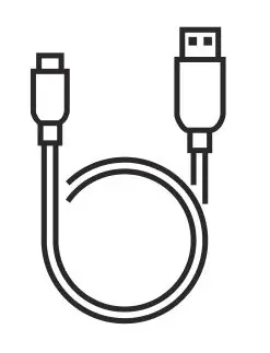 EDIFIER TWS5 Truly Wireless Stereo Earbuds-Charging cable